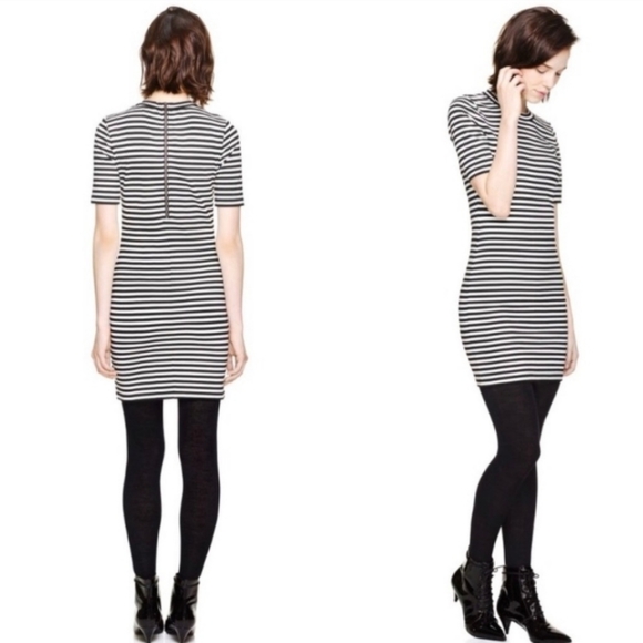 Aritzia Sunday Best Miller Striped Mini Dress Size 4 - Picture 1 of 5